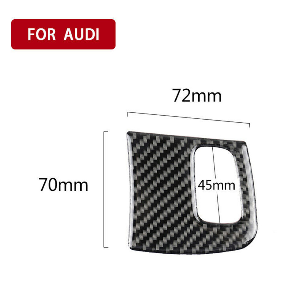 Khung Viền Lỗ Chìa Khóa Xe Hơi Audi A4 A5 S5 Bằng Sợi Carbon