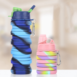 Bình Nước Silicone Gấp Gọn Có Thể Tái Sử Dụng Tiện Lợi
