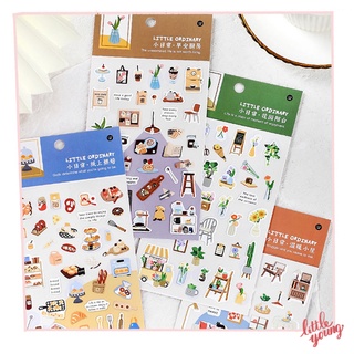 STICKER trang trí sổ hình ảnh đời thường little ordinary
