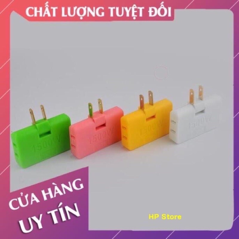 Ổ cắm điện gấp gọn chuyển đổi (3 đầu)
