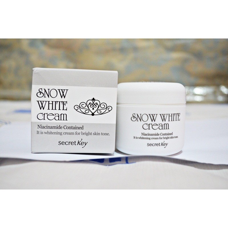 Kem Dưỡng Trắng Snow White Milk Pack Secrect Key Hàn Quốc 50ml