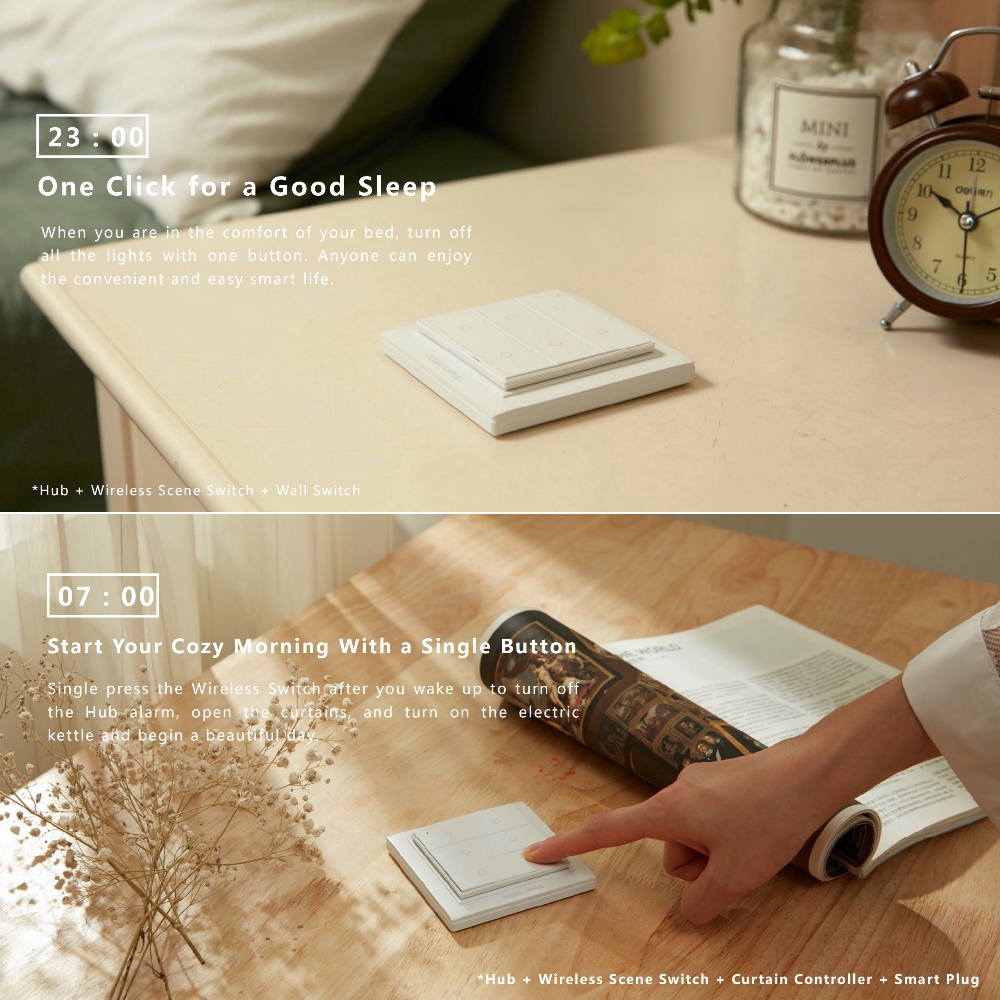 Aqara Opple Wireless Smart Wall Switch No Wiring Required Work With aqara App Apple HomeKit home | BigBuy360 - bigbuy360.vn