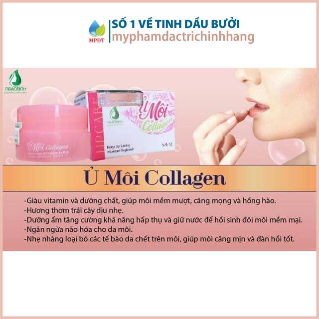 Ủ môi collagen Ngân Bình .