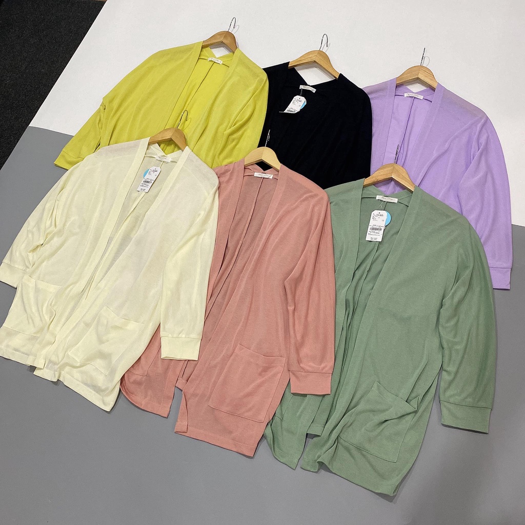 Áo khoác len cardigan xuất Nhật dư xịn