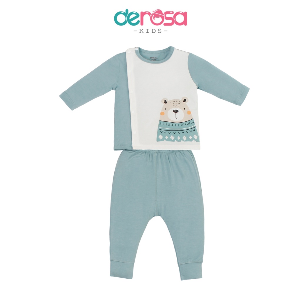 Quần áo trẻ em bộ dài tay thu đông sơ sinh DEROSA KIDS (0 - 6 tháng) BB109-110