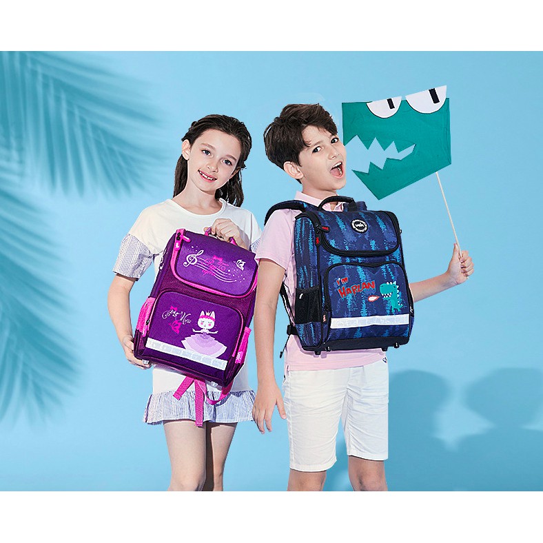 Balo Chống Gù Cho Học Sinh Cao Cấp, Balo Siêu Nhẹ Chống Nước Hàng Uek Chính Hãng - Uek Việt Nam Official BL07