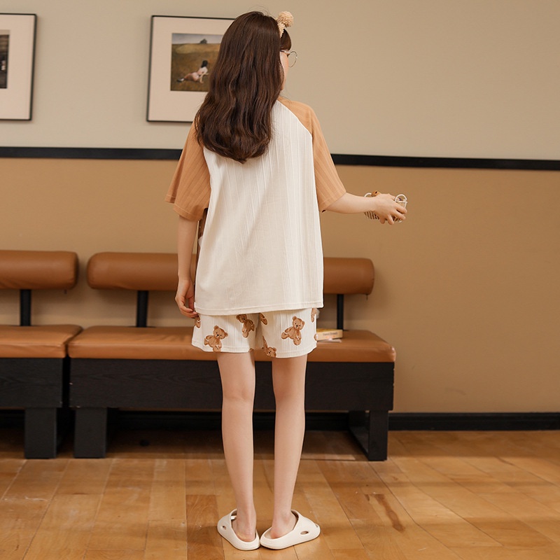 Đồ bộ nữ pijama mặc mùa hè cotton cao cấp mát mẻ họa tiết dễ thương - CTN1