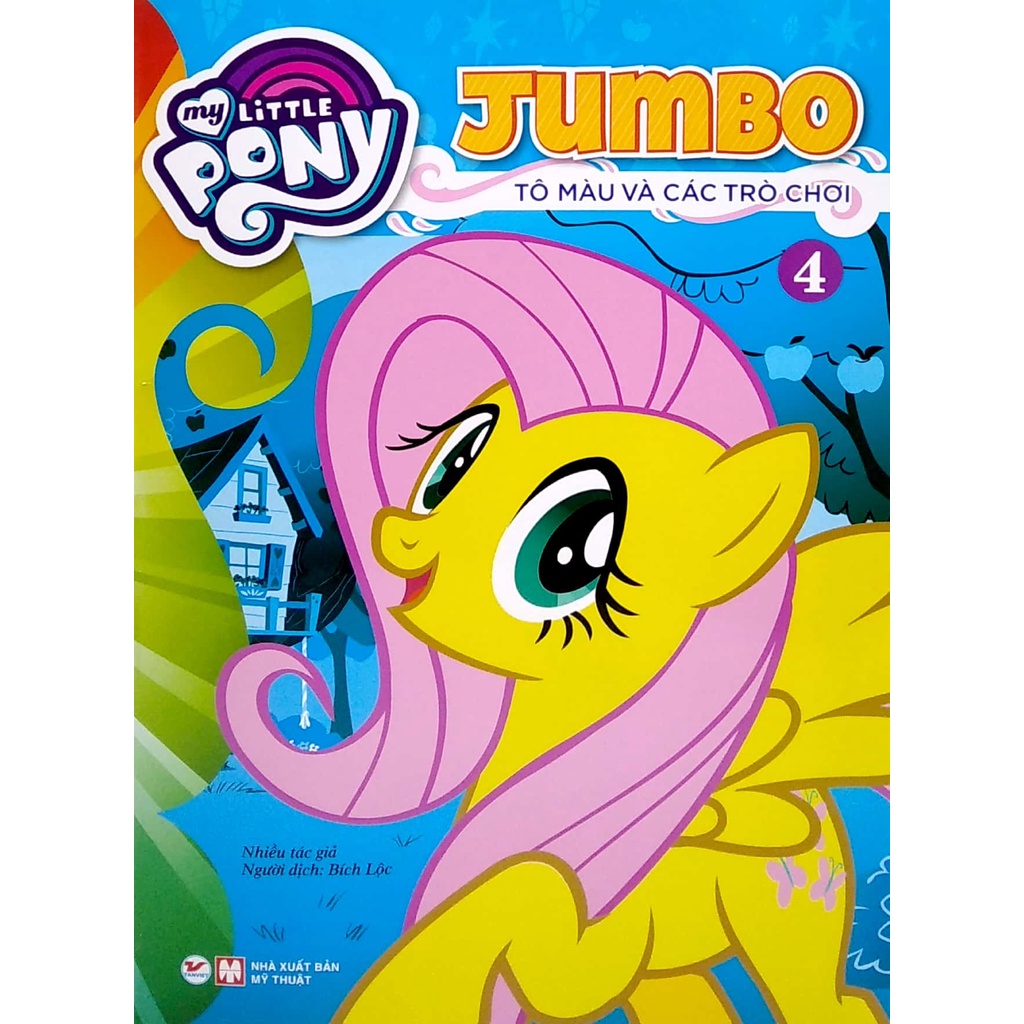 Sách Bộ Sách My Little Pony - Jumbo Tô Màu Và Các Trò Chơi (Bộ 8 Tập)