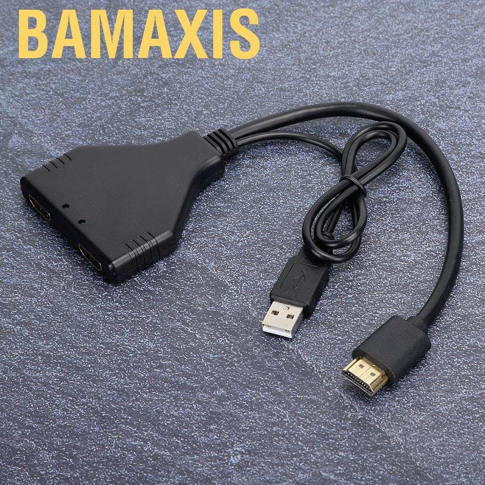 Cáp Chia Bamaxis Hdtv Mạ Vàng 1x2 Male Sang Out