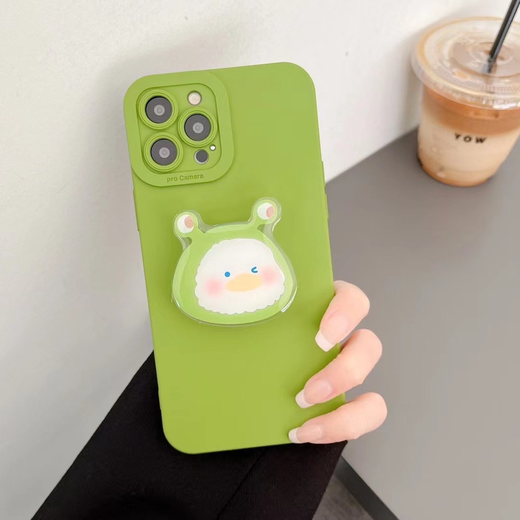 Ốp Điện Thoại tpu Họa Tiết Quái Vật Dễ Thương Kèm Giá Đỡ Cho iphone 13 pro max ins12 pro max 11 pro max xsmax