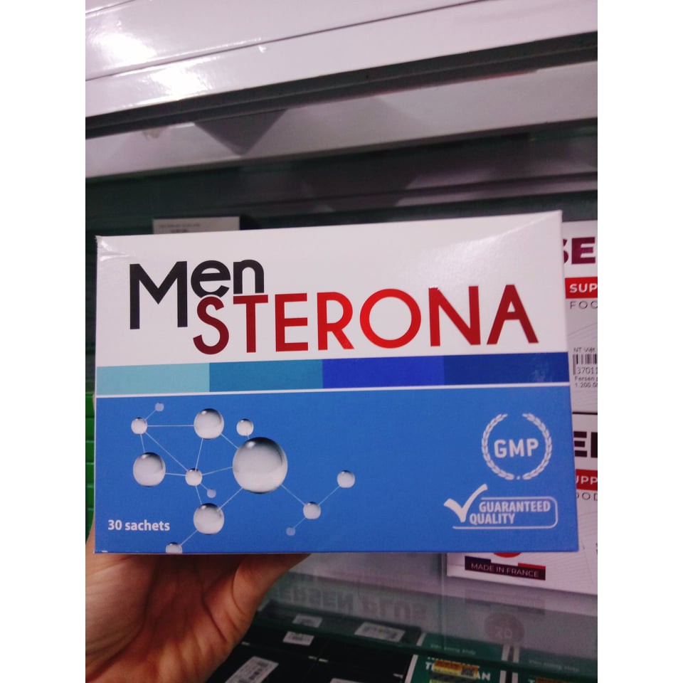 ( Chính Hãng) Mensterona Cải Thiện Sinh Lý, Men Sterona Tăng Chất Lượng Tinh Trùng, Tăng Khả Năng Thụ Thai (Hộp 30 gói)