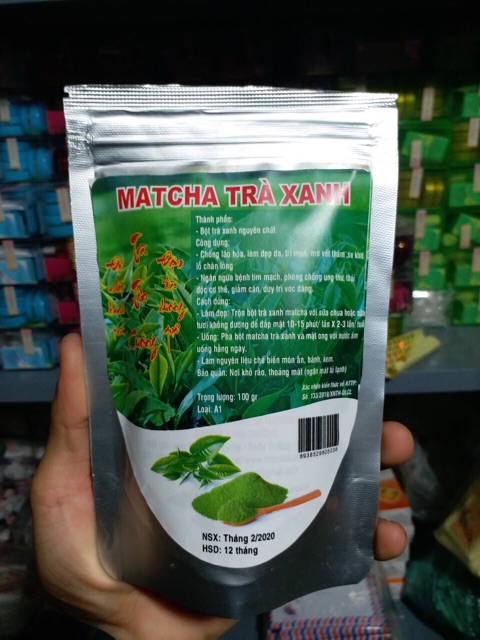 Bột trà xanh matcha  100g