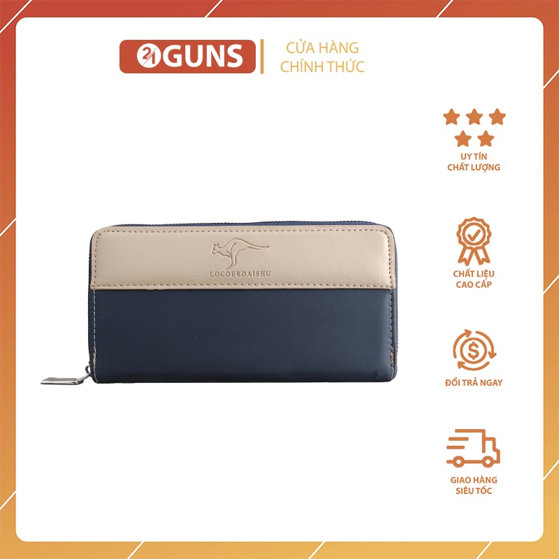 Túi cầm tay Clutch Nam Twenty One Guns phong cách Hàn Quốc Trend 2022 Ví da nam LOCOERDAISHU GUNS227