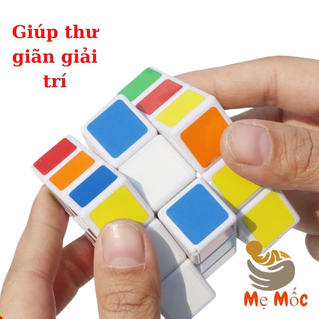Rubik 3x3 Khối Lập Phương, Đồ Chơi Trẻ Em Rubic Phát Triển Trí Tuệ, Shop Mẹ Mốc ,RBLP