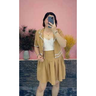 [Ảnh thật] Bigsize SET VEST ĐI CHƠI 3 MÓN MS1221
