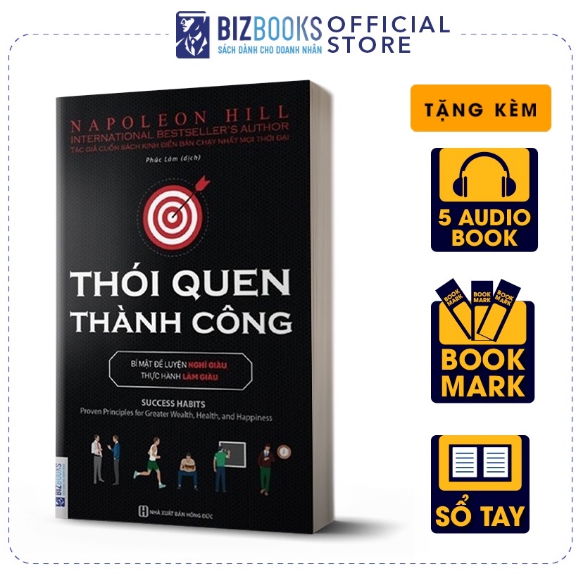 Sách - BIZBOOKS - Thói Quen Thành Công – Bí Mật Để Luyện Nghĩ Giàu, Thực Hành Làm Giàu - 1 BEST SELLER