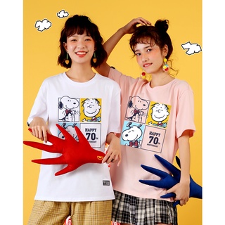 Áo thun Oversize Nam Nữ SNOOPY 70th