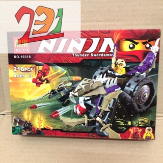 Mẫu Xếp Hình Ninja Tác Chiến Xe mãng xà Bela 10318