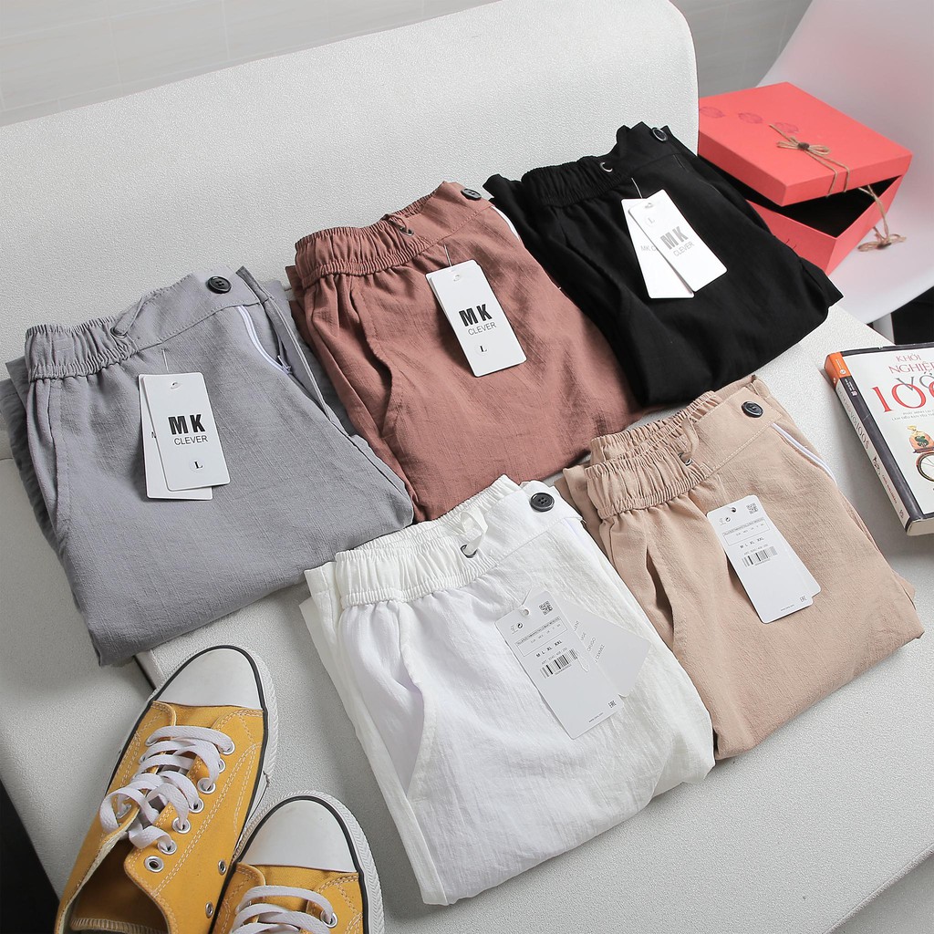 quần short nam chất liệu đũi lụa thoáng mát thích hợp dạo phố hoặc mặc nhà | BigBuy360 - bigbuy360.vn