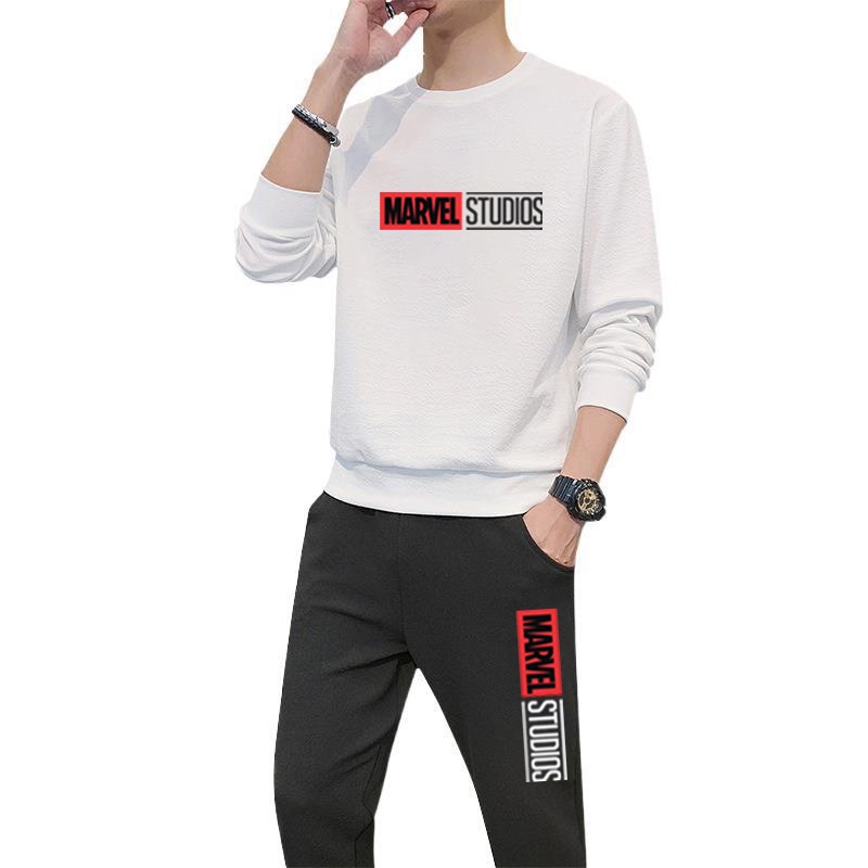 Bộ nỉ  sweater in hình marvel unisex form rộng áo nỉ in hình phong cách hàn quốc áo sweater ulzzang