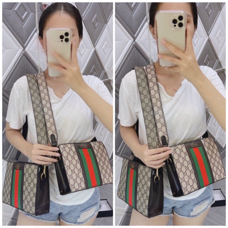 Túi đeo chéo, kẹp nách cao cấp dây bản to cho cả nam và nữ