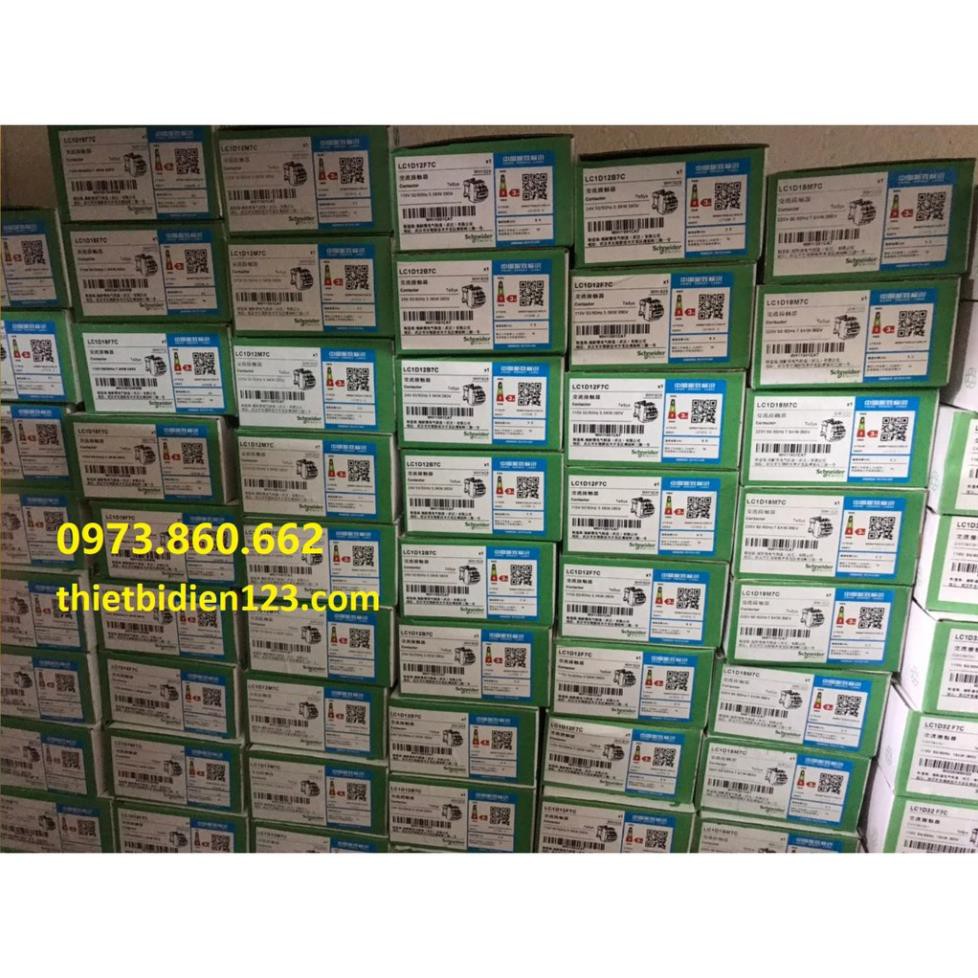 Khởi động từ - Contactor schneider LC1D..F7 cuộn hút 110V -TBĐ