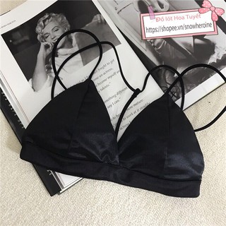 Áo ngực mút mỏng Bralette cổ yếm chữ Y