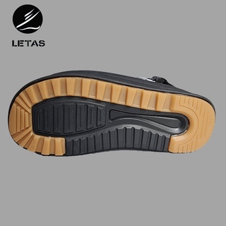 Sandal Nam Letas Phản Quang D1003 Đen Cam Cốm