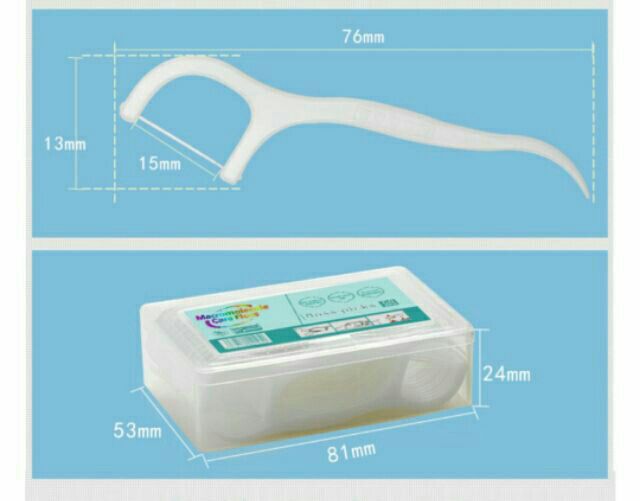FLOSS PICK_Tăm Chỉ Nha Khoa Tiệt Trùng Chất Lượng Cao