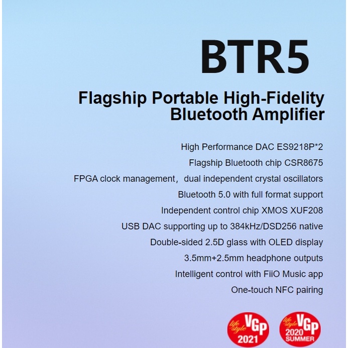 Bộ Thu Bluetooth Fiio BTR5 New