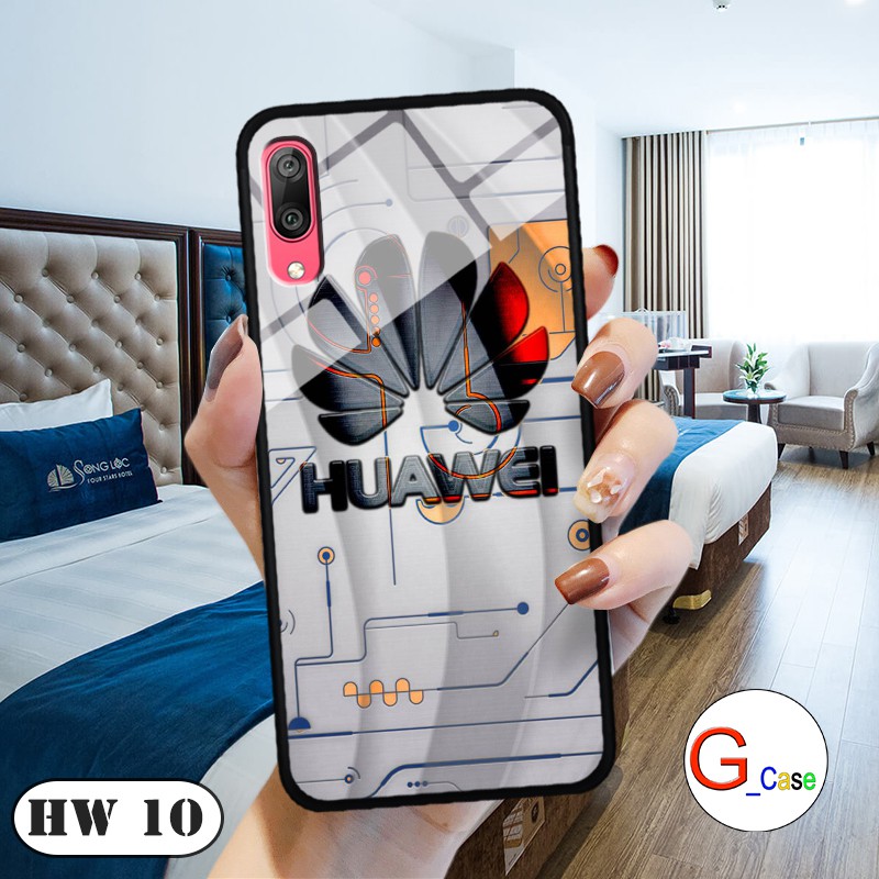 [Mã ELORDER5 giảm 10k đơn 20k] Ốp lưng Huawei Y7 Pro 2019-lưng kính in logo hãng điện thoại