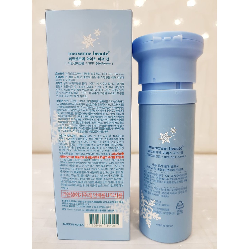 Kem Chống Nắng ICE Puff Sun Pha Lê Tuyết 100ml Hàn Quốc