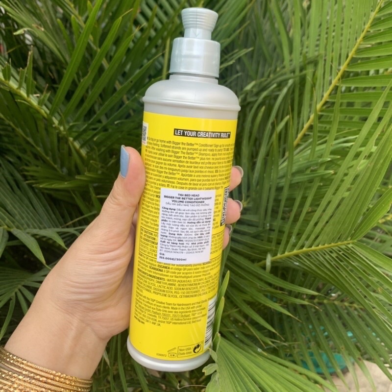 Bộ gội xả tạo độ phồng cho tóc VOLUME BIGGER THE BETTER BED HEAD TIGI 200ml/300ml