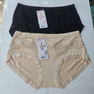 Quần lót cho bà cho mẹ mã 20031, quần lót cotton pha ren cạp cao