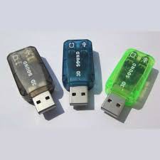 USB Ra Sound 2 Lỗ Chuẩn 2.1 Âm Thanh 3D/ USB SOUND 3D 5.1