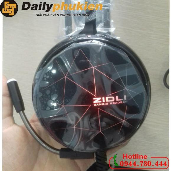 Tai nghe Zidli Zh-12S âm thanh 7.1 cổng USB có led Hàng chính hãng