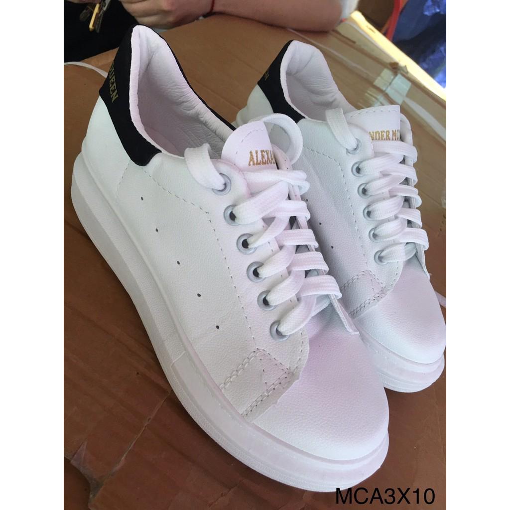 Giày Thể Thao Sneaker Nữ Gót Đen Lót Đế Thoáng Khí(Fulbox)
