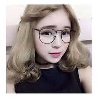 Kính Ngố Tròn Gọng Sắt Thời Trang