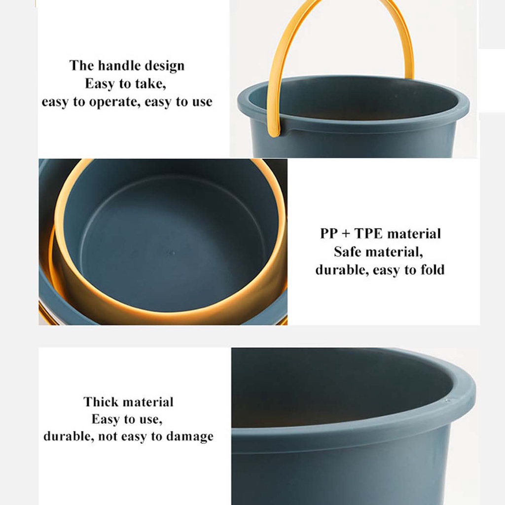 Bồn ngâm chân JUJIAJIA chịu nhiệt đa năng tiện dụng