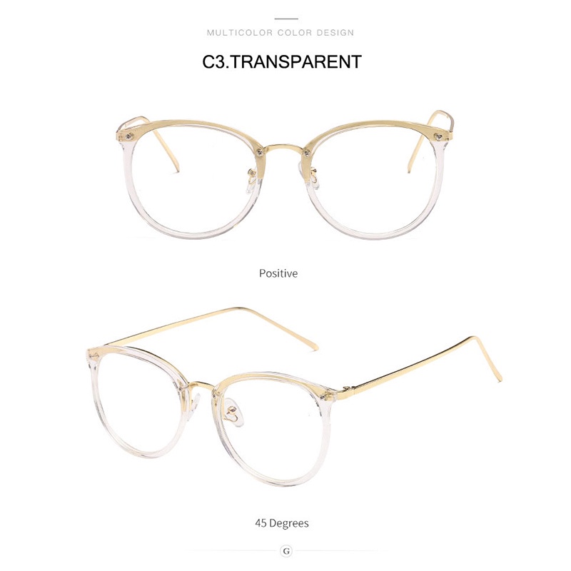 Kính mát gọng tròn kim loại phong cách retro dành cho nữ