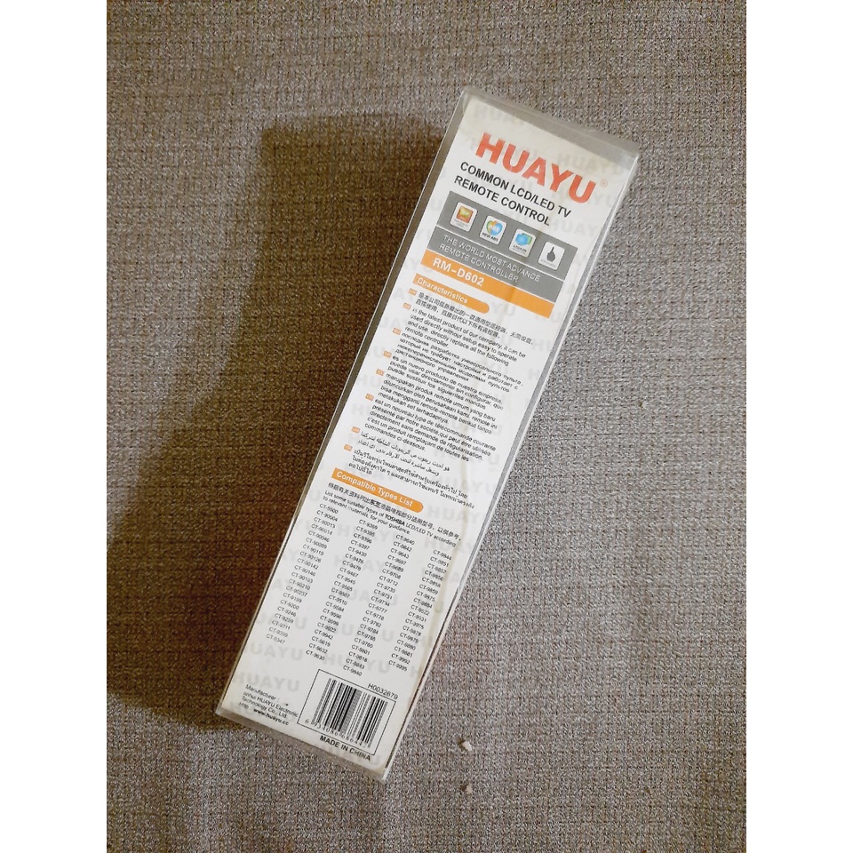 Remote Điều khiển tivi Toshiba RM-D602 đa năng các dòng TV Toshiba LCD/LED- Hàng tốt Tặng kèm Pin