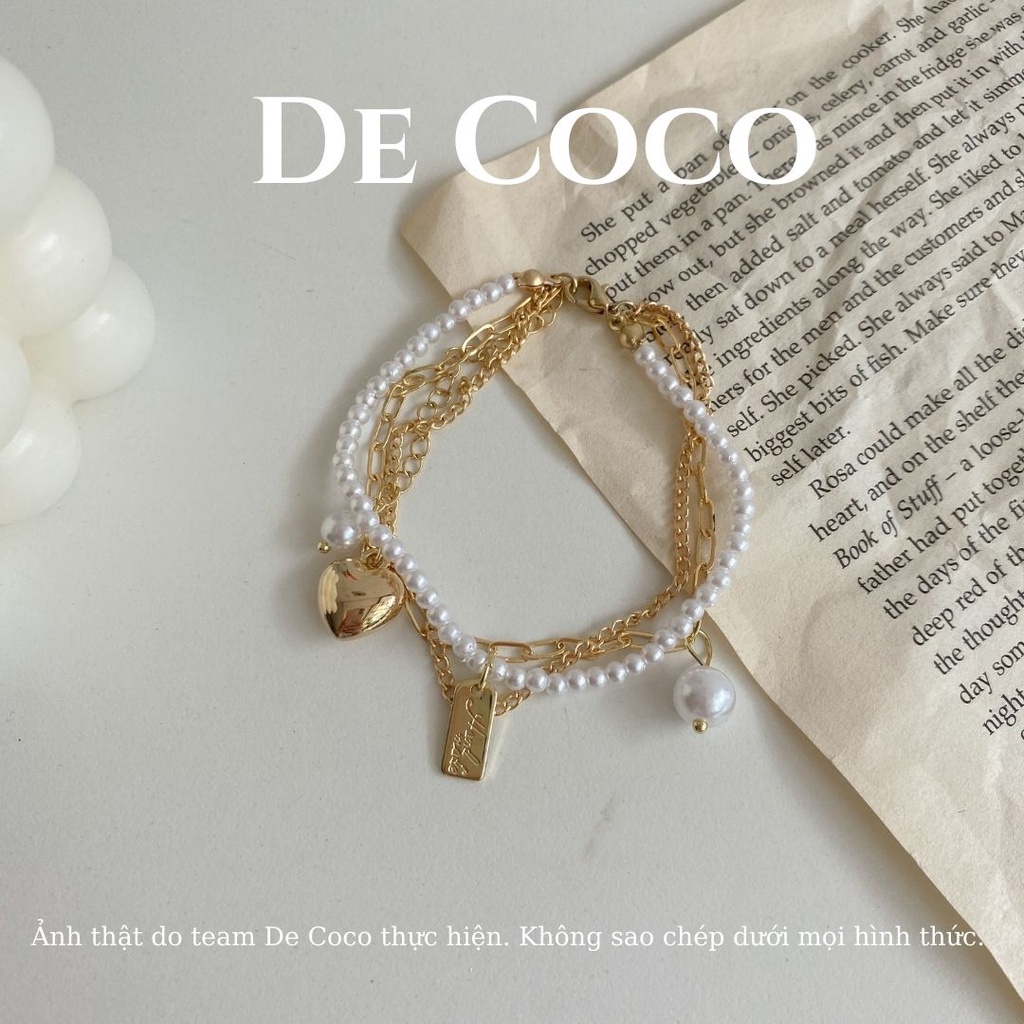 Vòng tay lắc tay Golden Belt De Coco decoco.accessories