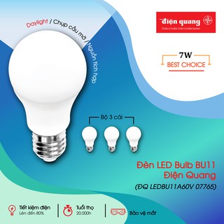 ĐÈN LED BULB ĐIỆN QUANG ĐQ LEDBU11A60 07765