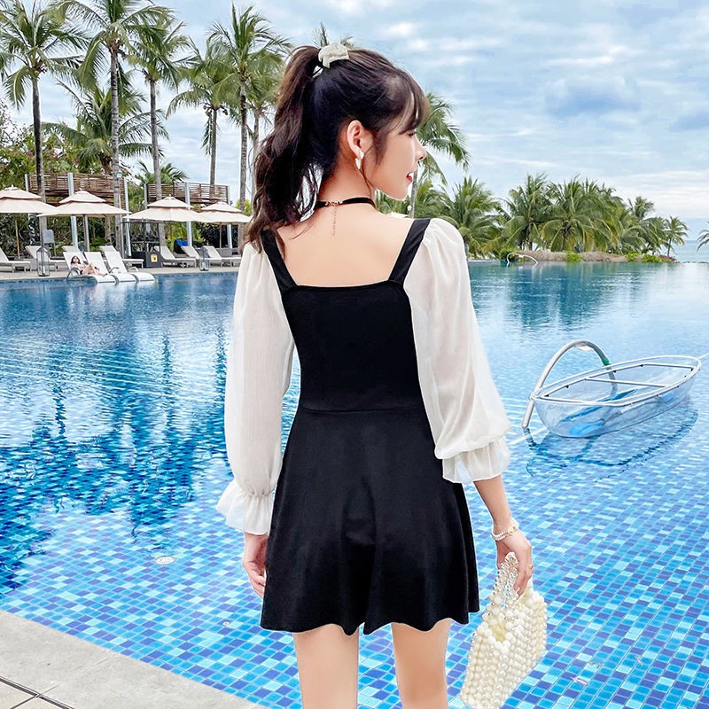 Tủ đựng & Hộp lưu trữÁo tắm một mảnh nước nóng màu đỏ lưới xẻ tà kiểu mới nữ dáng dài chống nắng Bảo thủ Thương h | BigBuy360 - bigbuy360.vn