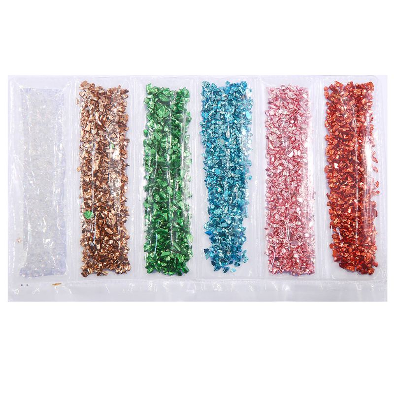 Hạt Đá Thủy Tinh UV Resin Làm Móng Nghệ Thuật DIY