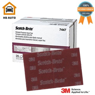 Combo 10 Miếng Nhám Scotch Brite 3M 07447