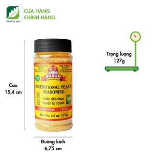 Men dinh dưỡng Bragg 127 gam [Hữu cơ] [Có sẵn] [Ảnh thật] [Chính hãng]