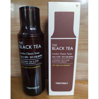 Nước hoa hồng chống lão hoá trà đen Tonymoly The Black Tea London Classic Toner