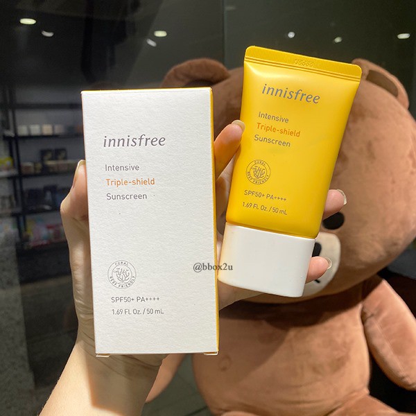 KEM CHỐNG NẮNG innisfree Intensive Triple-sheild Suncreen SPF50+ PA++++