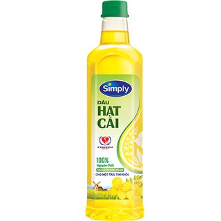 Dầu hạt cải Simply chai 1L